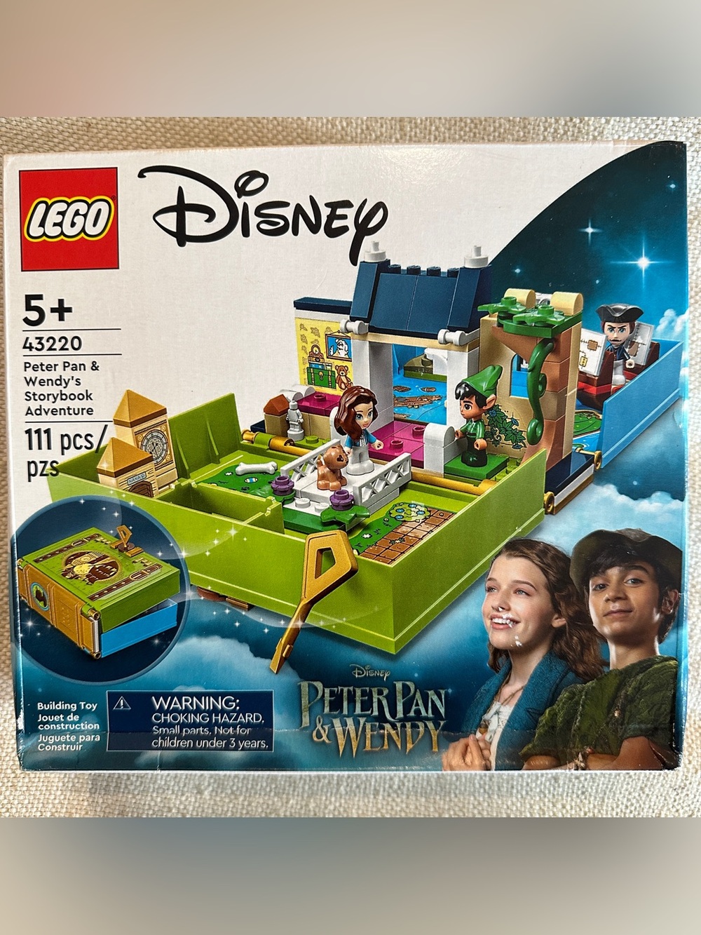 LEGO Disney Peter Pan & Wendy’s Storybook Adventure 43220 with Dog Nana NEW